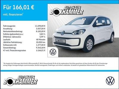 Gebraucht VW up! Move 75 PS (55 kW) 2019 Weiß Kleinwagen