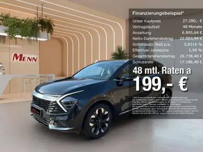 Brugt Kia Sportage Spirit 265 HK (194 kW) 2023 Sort SUV