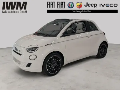 Neu Fiat 500C La Prima 65 PS (47 kW) 2026 Weiß Cabrio