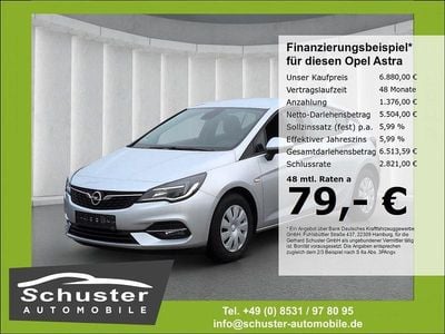 Gebraucht Opel Astra Business Edition 110 PS (80 kW) 2020 Silber metallic[silber] Limousine