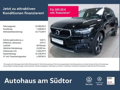 Usata Volvo XC40 Momentum 150 CV (110 kW) 2020 Nero SUV