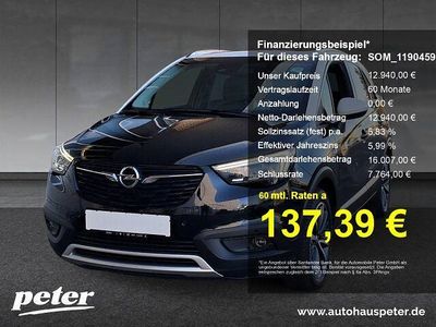 Usata Opel Crossland X Ultimate 131 CV (96 kW) 2019 Nero SUV