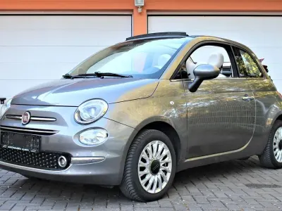 Brugt Fiat 500C Lounge 69 HK (50 kW) 2016 Grå Cabriolet