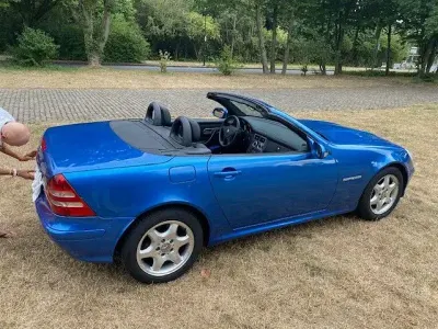 Gebraucht Mercedes SLK200 163 PS (119 kW) 2001 Blau Cabrio