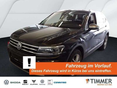 gebraucht VW Tiguan Allspace 2.0 TDI DSG Comfort AHK LED A SUV, Geländewagen, Pickup (Schwarz), EZ 02.2021 55663 km, 110 kW (150 PS)