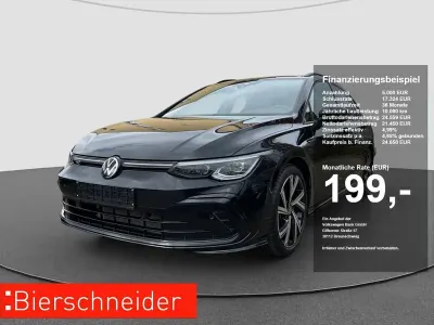Gebraucht VW Golf VIII R-line 131 PS (96 kW) 2024 Schwarz Kombi
