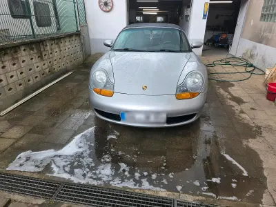 Gebraucht Porsche Boxster 204 PS (150 kW) 1997 Silber Cabrio