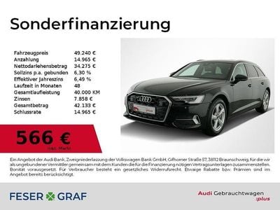 Gebraucht Audi A6 Advanced Plus 265 PS (194 kW) 2025 Mythosschwarz metallic Kombi