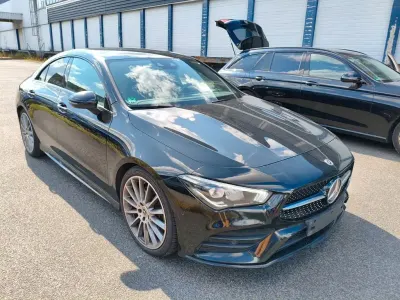 Gebraucht Mercedes CLA200 AMG line 150 PS (110 kW) 2021 Schwarz Coupé