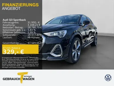 Gebraucht Audi Q3 Sportback Sport 150 PS (110 kW) 2023 Schwarz SUV