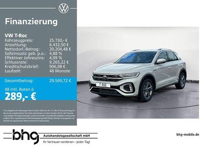 Ascotgrau Gebraucht 2025 VW T-Roc R-line SUV | 25.730 € (Fairer Preis)