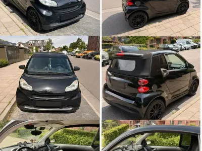 Gebraucht Smart ForTwo Cabrio Passion 71 PS (52 kW) 2008 Schwarz Cabrio