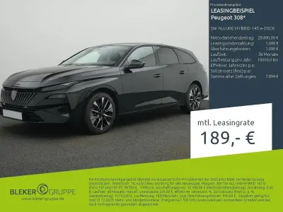 Neu Peugeot 308 SW Allure 145 PS (106 kW) 2026 Perlaneraschwarz Kombi