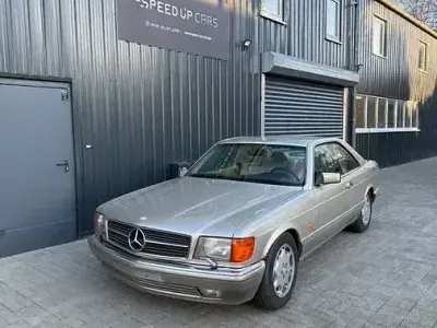 Brugt Mercedes 500 252 HK (185 kW) 1989 Sølv Coupe