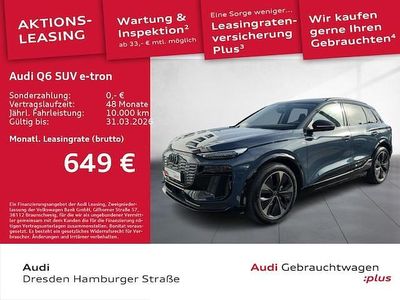 Gebraucht Audi Q6 e-tron Performance 225 kW (306 PS) 2025 Blau SUV
