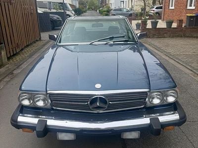 Usata Mercedes SL380 218 CV (160 kW) 1982 Blu Cabrio