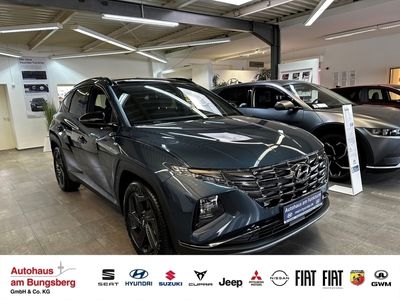 gebraucht Hyundai Tucson 1.6 T-GDi 4WD DCT Blackline Pano Navi LED CarPlay