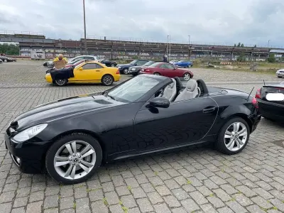 Gebraucht Mercedes SLK350 305 PS (224 kW) 2008 Schwarz Cabrio