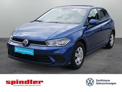 Gebraucht VW Polo Basis 80 PS (58 kW) 2022 Reef blue metallic Kleinwagen