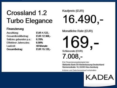 Usata Opel Crossland X Elegance 131 CV (96 kW) 2023 Blu SUV