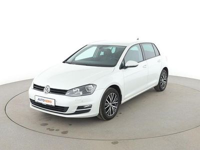 Gebraucht VW Golf VII Allstar 2016 Weiß Limousine