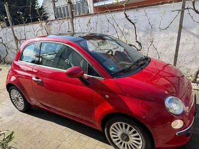 Usata Fiat 500 Lounge 75 CV (55 kW) 2008 Rosso Utilitaria