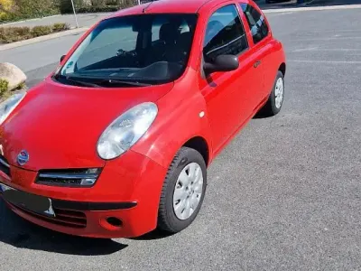 Brugt Nissan Micra 65 HK (47 kW) 2007 Rød
