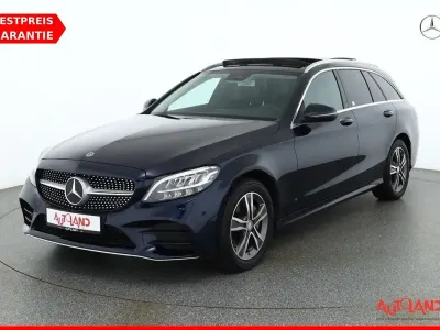 Second-hand Mercedes C220 AMG line 194 CP (142 kW) 2019 Albastru Berlinǎ