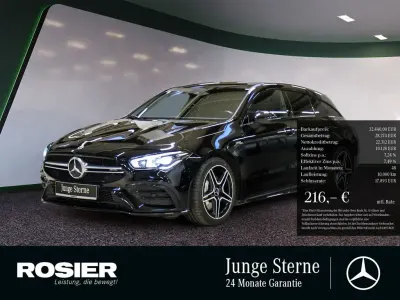 Gebraucht Mercedes CLA35 AMG AMG 306 PS (225 kW) 2021 Schwarz / nachtschwarz Kombi