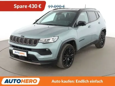 Gebraucht Jeep Compass Limited 190 PS (139 kW) 2022 Blau SUV