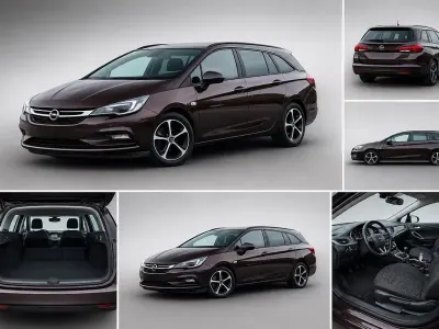 Gebraucht Opel Astra Edition 150 PS (110 kW) 2017 Braun Kombi