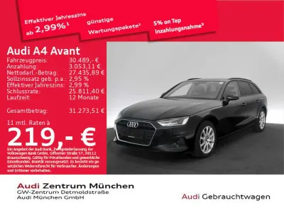 Gebraucht Audi A4 Basis 204 PS (150 kW) 2024 Brillantschwarz Kombi