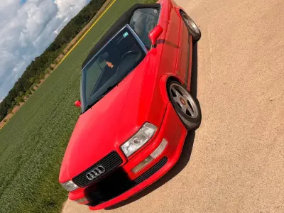 Gebraucht Audi 80 133 PS (97 kW) 1993 Rot Cabrio