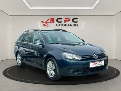 Gebraucht VW Golf VI Comfortline 105 PS (77 kW) 2010 Blau Kleinwagen