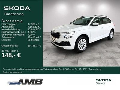 Gebraucht Skoda Kamiq Selection 95 PS (69 kW) 2025 Weiß SUV