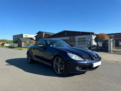 Gebraucht Mercedes SLK200 163 PS (119 kW) 2006 Blau Cabrio