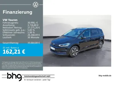 Gebraucht VW Touran Goal 150 PS (110 kW) 2025 Schwarz Van / Kleinbus