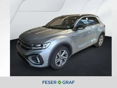 Gebraucht VW T-Roc Cabriolet R-line 150 PS (110 kW) 2025 Pyritsilber metallic schwarz SUV