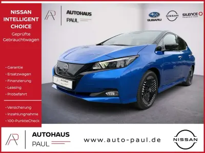 Gebraucht Nissan Leaf N-Connecta 110 kW (150 PS) 2023 Magnetic blue/black m Kleinwagen