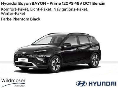 gebraucht Hyundai Bayon BAYON ❤️- Prime 120PS 48V DCT Benzin ⌛ 5 Monate Lieferzeit ✔️ mit 4 Zusatz-Paketen
