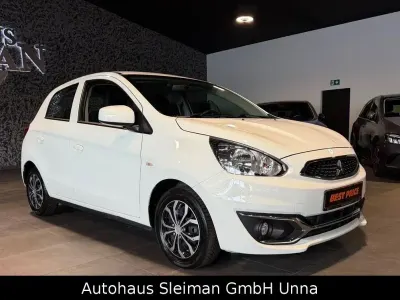 Gebraucht Mitsubishi Space Star Diamant Edition 71 PS (52 kW) 2019 Weiß Kleinwagen