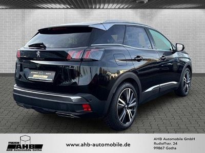 Gebraucht Peugeot 3008 GT 200 PS (147 kW) 2021 Lackierung schwarz perla nera\/metallic klarlack SUV