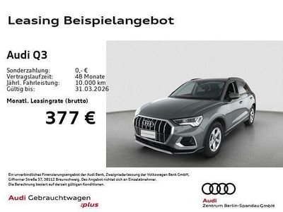 Grau Gebraucht 2024 Audi Q3 Advanced Plus SUV | 35.399 € (Fairer Preis)