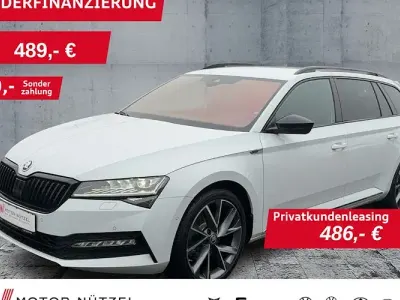 Brugt Skoda Superb SportLine 200 HK (147 kW) 2024 Hvid Stationcar