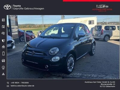 Schwarz Gebraucht 2016 Fiat 500C Pop Star Cabrio | 7.790 € (Fairer Preis)