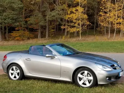 Gebraucht Mercedes SLK200 163 PS (119 kW) 2004 Silber Cabrio
