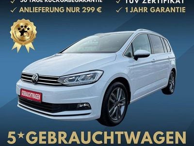 Pure white sonderfarbe uni Gebraucht 2022 VW Touran Highline Van / Kleinbus | 26.980 € (Guter Preis)