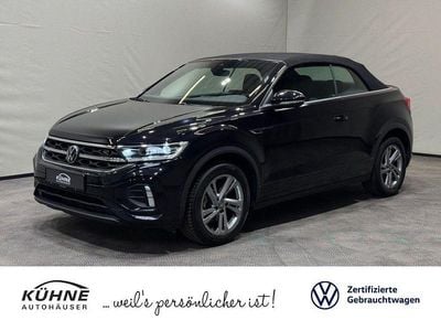 Gebraucht VW T-Roc Cabriolet R-line 150 PS (110 kW) 2022 Schwarz, Cabrio