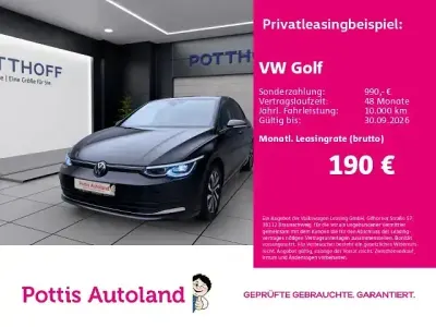 Gebraucht VW Golf VIII Active 150 PS (110 kW) 2023 Deep black perleffekt Limousine
