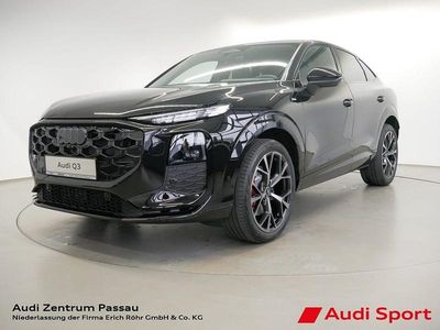 Schwarz Neu 2025 Audi Q3 Sportback Sport SUV | 69.489 € (Etwas zu teuer)